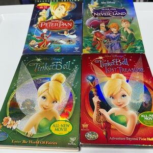 Disney’s Peter Pan & Tinkerbell 4 DVD Bundle.